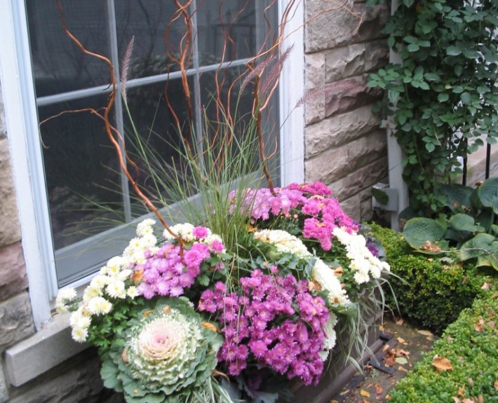 Fall Planter Window Box
